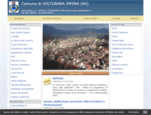 Tablet Screenshot of comune.volturarairpina.av.it